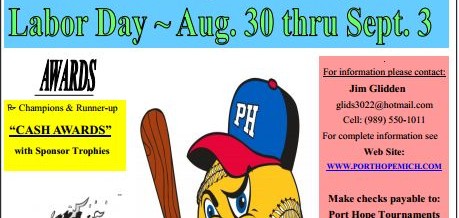 Port Hope Holiday Softball Tournament May 24-27, 2013