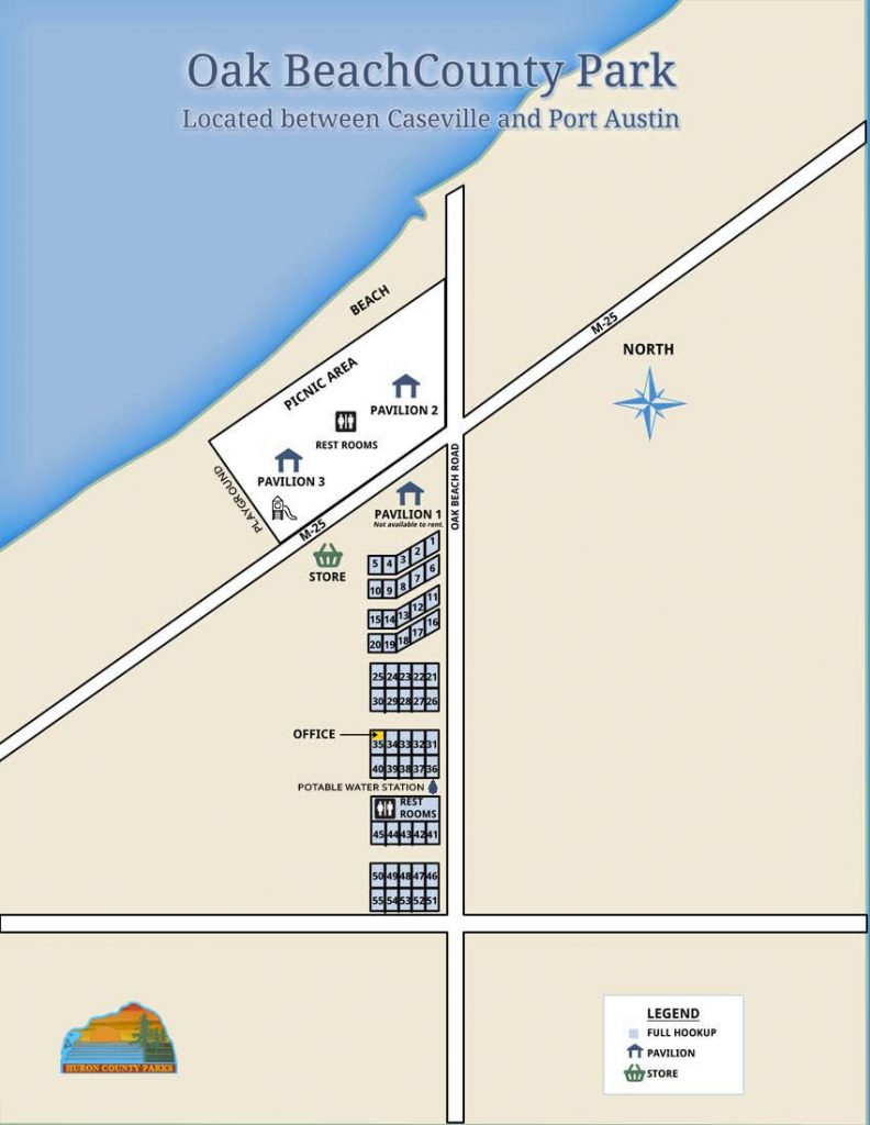 Oak Beach Park Map